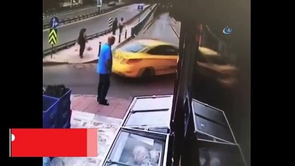 Trafikte tartıştığı şahsa aracıyla çarpıp metrelerce havaya uçurdu