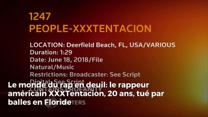 Le rappeur américain XXXTentacion (20) tué par balles