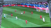Tunuslu taraftarlar, Tunus - İngiltere maçını dev ekrandan izledi - TUNUS