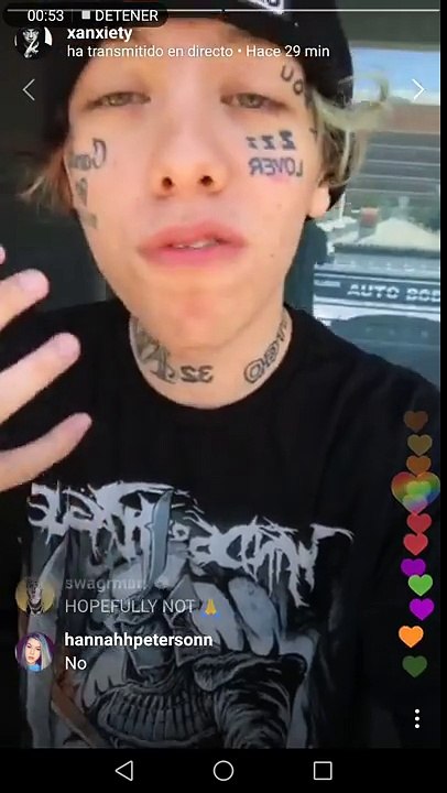 LIL XAN LLORA POR LA MUERTE DE XXXTENTACION