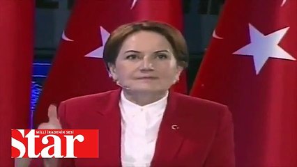 Meral Akşener�in ilginç tavırları alay konusu oldu