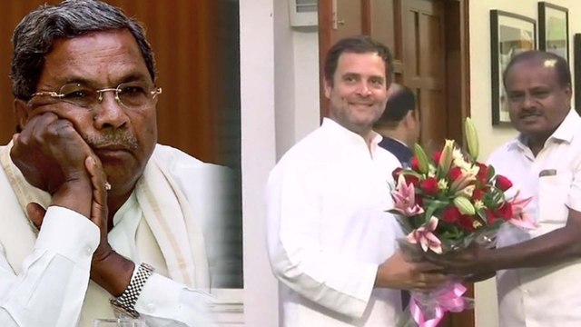 ರಾಹುಲ್ ಗಾಂಧಿಯನ್ನ ಭೇಟಿ ಮಾಡಿ ಸಿದ್ದುಗೆ ಟಾಂಗ್ ಕೊಟ್ಟ ಎಚ್ ಡಿ ಕೆ