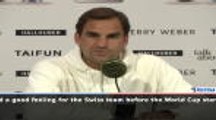 Federer 'positively surprised' by Swiss draw with Brazil