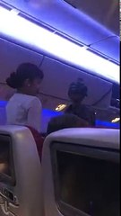Beggar Reached in plane and started begging