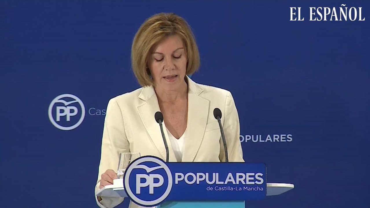 Cospedal anuncia su candidatura para presidir el PP