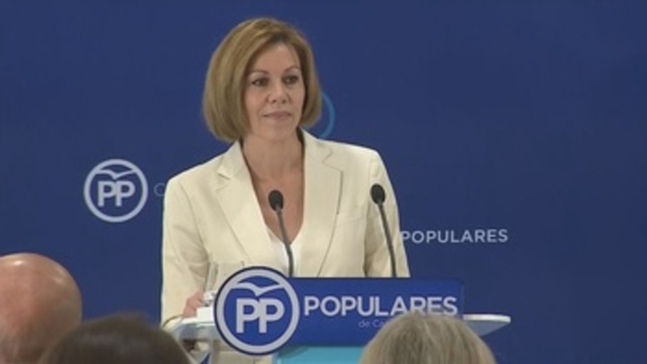 Cospedal anuncia su candidatura para presidir el PP