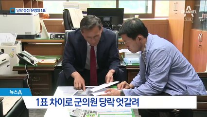 1표 차로 당락 결정에…‘빨간 점’이 가를 희비