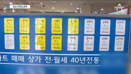 강남 전셋값 급락·거래 절벽…하락세 이어질까