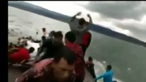 Detik detik tenggelam kapal di Danau toba, teriakan dari rekaman hp korban