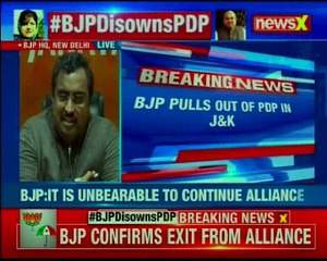 BJP pulls out of Jammu and Kashmir alliance