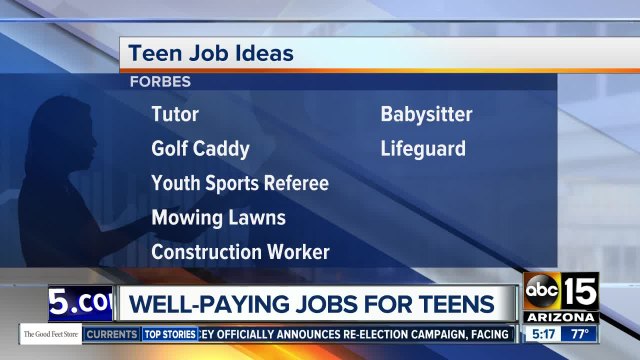 Fewer teens working summer jobs
