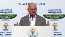 Başbakan Yıldırım: 'Hakkari'de kahrolsun PKK diyen binlerce insana hitap ettim' - İZMİR