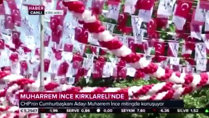 CHP Cumhurbaşkanı Adayı İnce TRT'yi hedef gösterdi