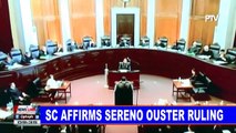 NEWS: SC affirms Sereno ouster ruling