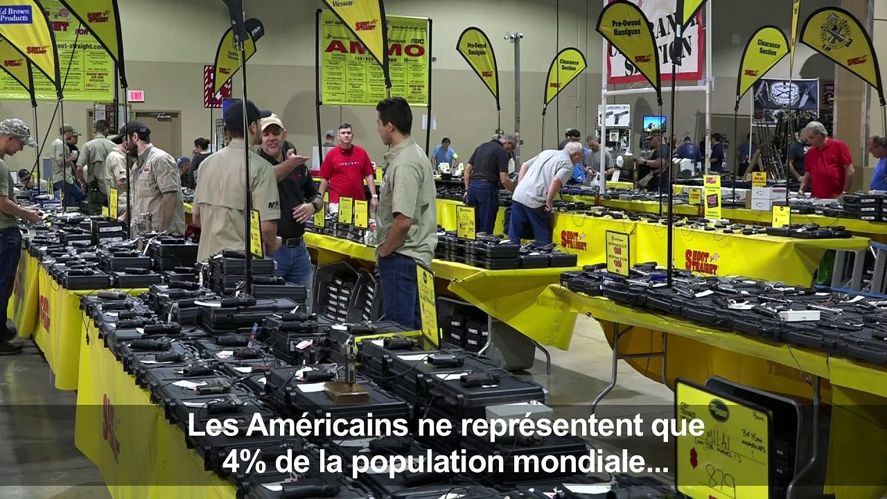 Les Américains possèdent 40% des armes de petit calibre