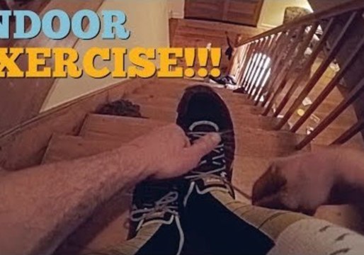 Parents Show Us How to Exercise Indoors With Three Kids