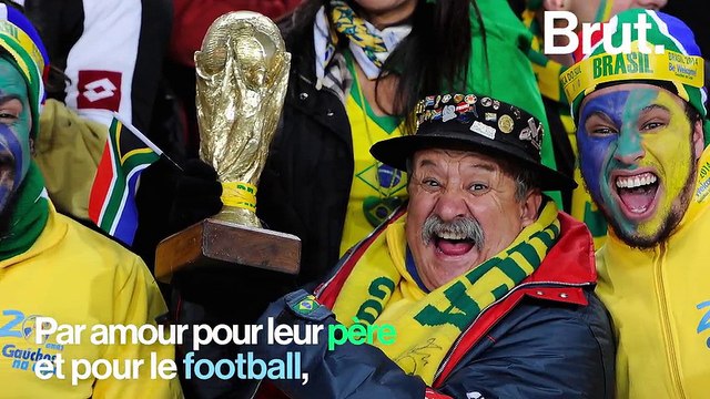 Coupe du monde : ils vont jusqu’à Moscou pour rendre hommage à leur père, fervent supporter du Brésil