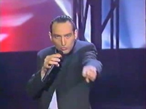 L'imitateur Pierre-Yves Noël dans l'émission Étonnant et drôle sur France 2 le 11 janvier 1997