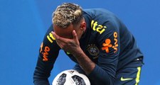 Brezilya'nın Yıldızı Neymar, Antrenmanı Yarıda Bıraktı