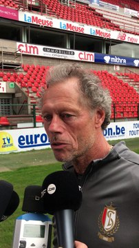 Standard de Liège: conference de presse de Michel Preud’homme.