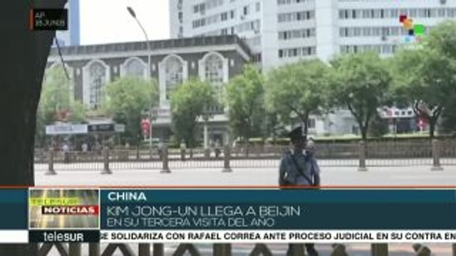Mandatario de Corea del Norte visita Beijing