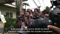 Protest after Thailand carries out first execution since 2009