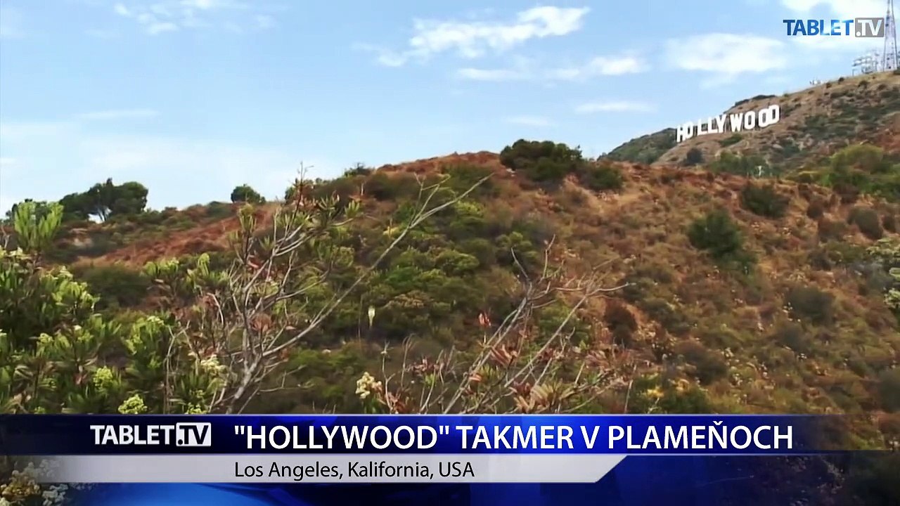 Nápis Hollywood sa takmer ocitol v plameňoch