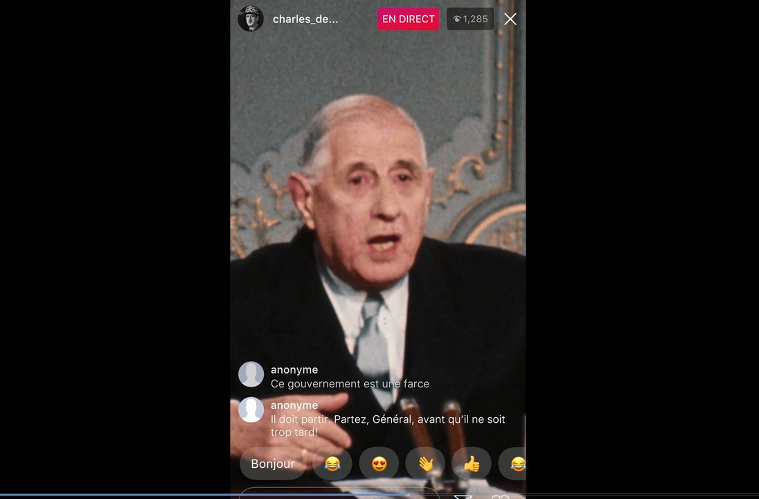 1968 version mobile, épisode 9 : Dans le smartphone du général De Gaulle