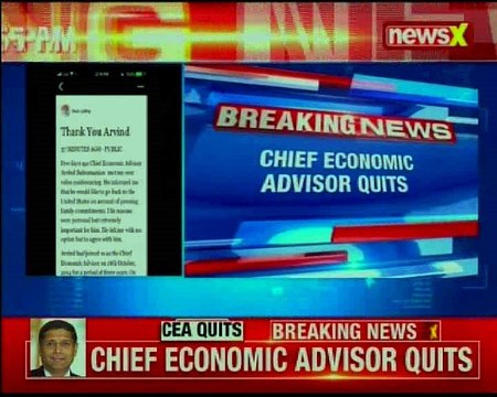 Arvind Subramanian quits as Chief economic advisor, will return to US