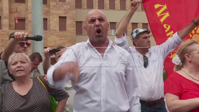 Protestë simbolike para Kuvendit kundër Marrëveshjes për emrin