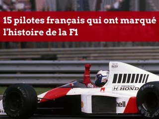15 pilotes français qui ont marqué l'histoire F1