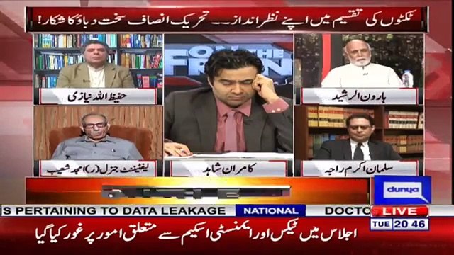 Aap Itnay Ghusay Mein Hain K Aap Ko Andaza Hi Nahi K Aap Kya Keh Rahay Hain- Haroon ur Rasheed To Hafeezullah Niazi