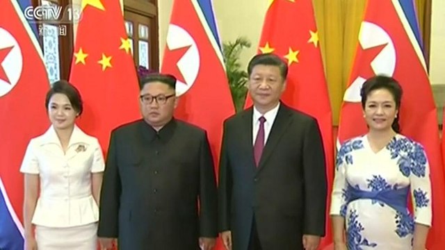 Ким Чен Ын в гостях у Си Цзиньпина