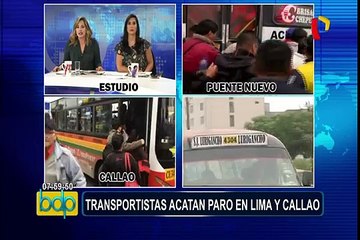 Transportistas acatarían paro de 48 horas de no encontrar solución a sus reclamos