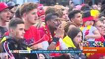 Mondial 2018: liesse des supporters après la victoire des Diables Rouges