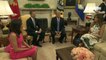 Trump recibe a los Reyes de España en la Casa Blanca
