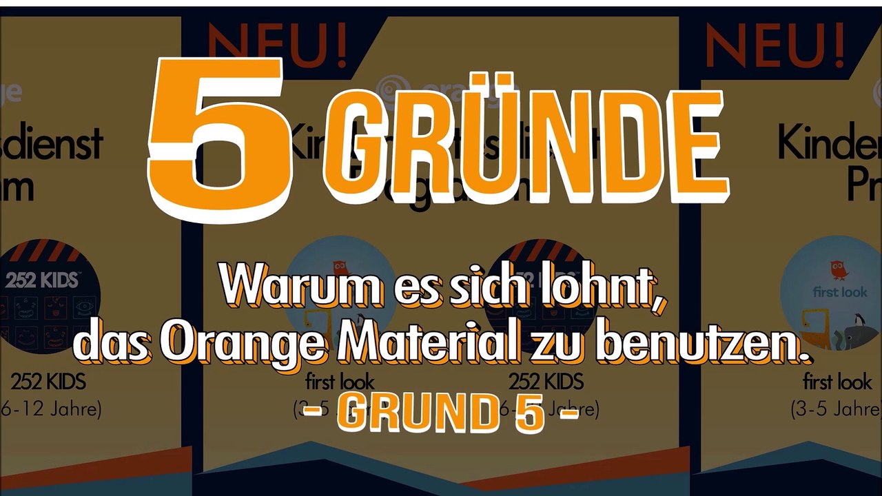 Warum Orange Material - Grund5