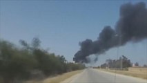 انهيار خزان بمنطقة الهلال النفطي في ليبيا