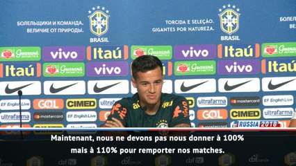 Brésil - Coutinho: "Chaque match sera difficile"