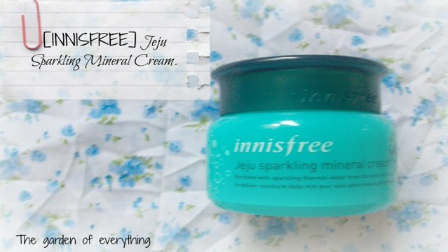 [INNISFREE] Jeju Sparkling Mineral Cream.