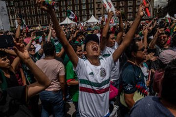 Soccer Fans Celebrate World Cup Group Stage Victories