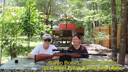 Airgun Angie VS. Little E with the Gamo Bone Collector Hunter