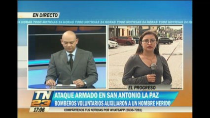 Ataque armado en El Progreso deja una persona herida