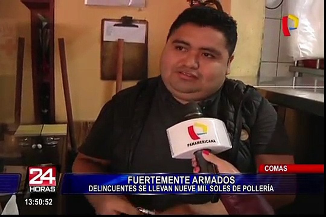 Delincuentes se llevan 9 mil soles de pollería en Comas