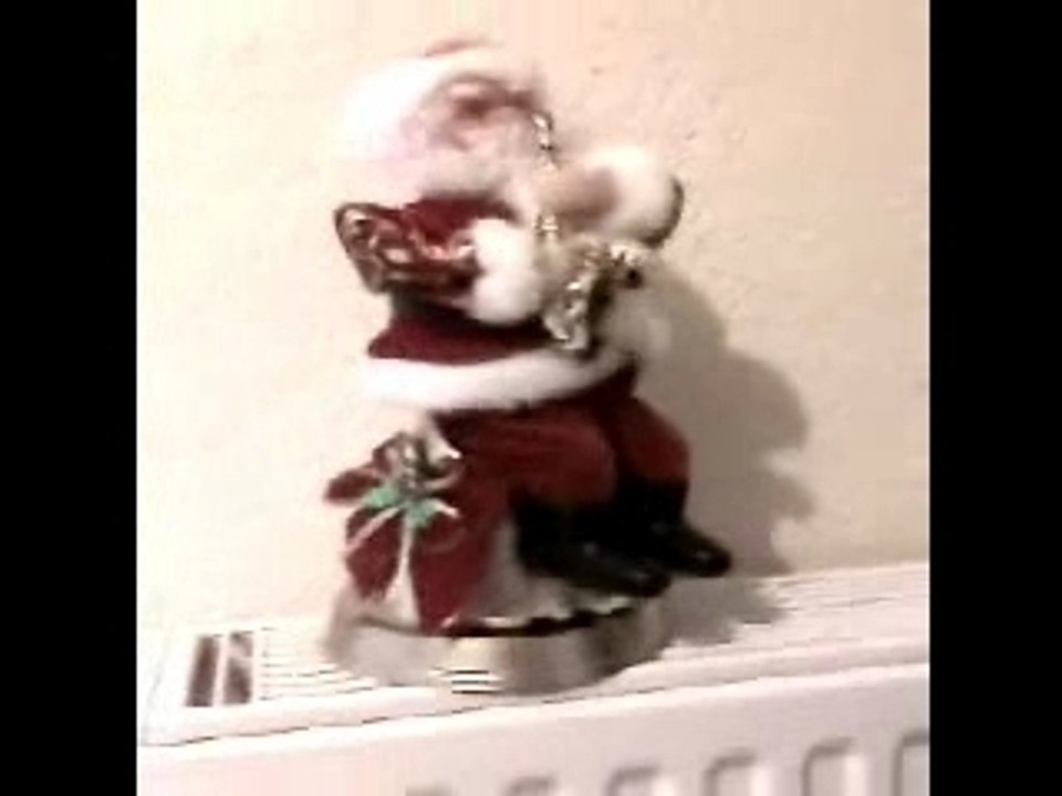 PERE NOEL AUTOMATE MUSICAL SAXO SUR SA CLOCHE