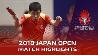 Zhang Jike vs Ueda Jin | 2018 Japan Open Highlights (1/4)