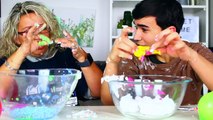 SLIME AVEC DES BALLONS AVEC MA MAMAN -!! JustJonathan