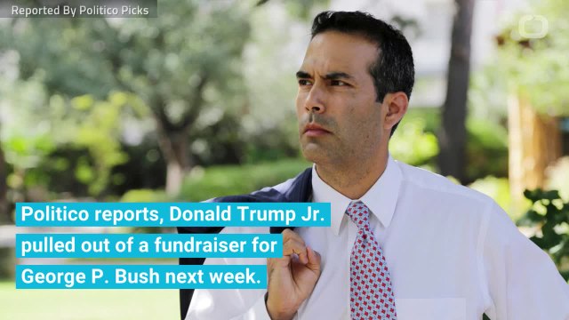 Trump Jr. Cancels Appearance At George P. Bush Fundraiser