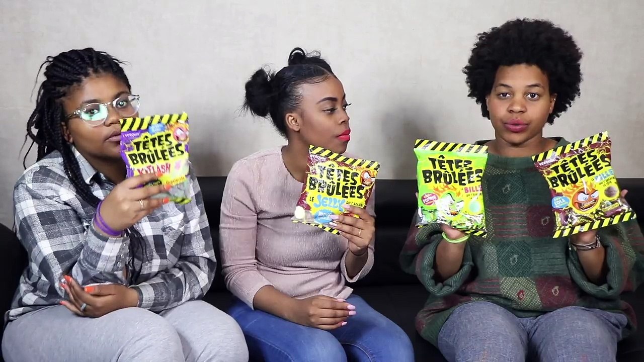 TÊTES BRULÉES CHALLENGE ENTRE SOEUR  ! Défi Bonbons HYPERACIDE !