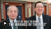 Kit Siang defends Guan Eng, says nothing wrong with exposing wrongdoings